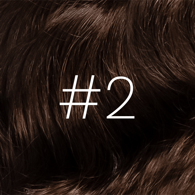 #2 Dark Brown – 25g Premium Hair Bun Scrunchie